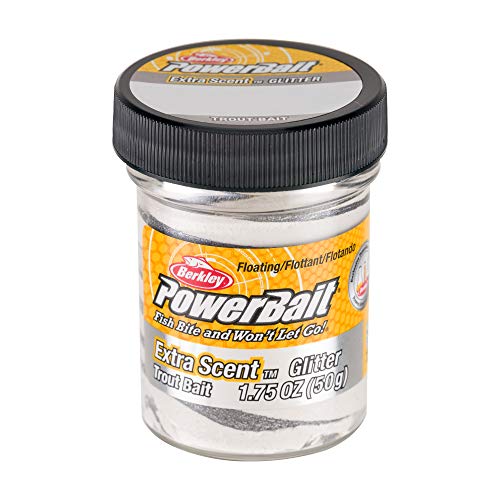 Berkley PowerBait Trout Fishing Dough Bait - color: Silver Vein