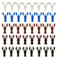 Crawfish Lure Soft Plastic Bait for Bass Fishing 1.97in/2.2g FS/RE-05 - style: 40pcs