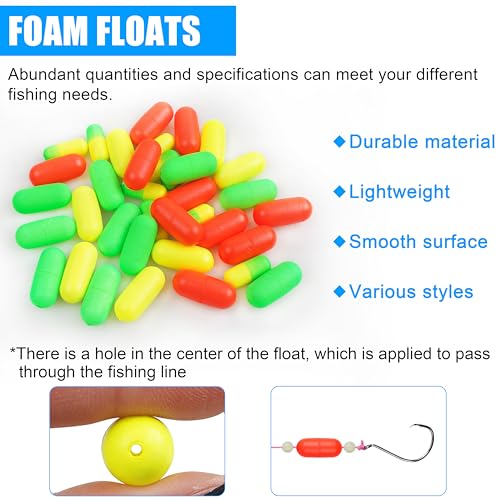 Fishing Lure Making Supplies Kit 210pcs DIY Spinner Making Kit Colorado Blades Hooks Rig Foam Floats Clevis Stack Beads for Walleye Rigs Trolling Rigs Crawler Harness Trout Bass Salmon