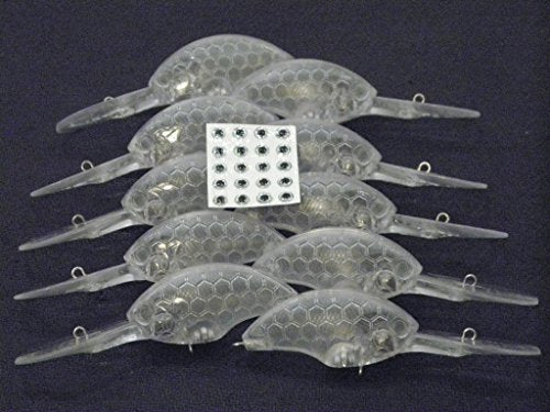 Blank Unpainted Minnow Crankbait Topwater Lipless Jerkbait Fishing Lures - color: UPC733
