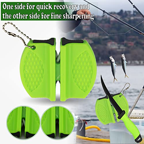 Fillet Knife, 7 Inches Professional Filet Knife for Fish, Stainless Steel Blade Fishing Knifes with Sharpener and Cutting Resistant Gloves, Fishing Stuff, Fishing Accessories, Green - color: Green