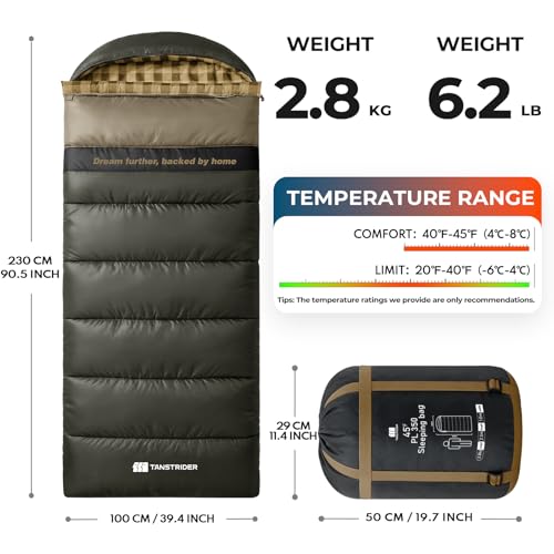 Cotton Flannel XXL Winter Sleeping Bags for Adults Big and Tall,Cold Weather 90x39 Inch Camping Sleep Bag,Waterproof Machine Washable 4 Season Outdoor Camping Gear,2-Way Zipper - color: Yellow, size: 6.2lb(40-45℉)