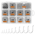 UCEC Octopus Hooks Saltwater Freshwater, Small Fishing Hooks 1000/400/150PCS Barbed Catfish Bend Eye Circle Hook, for Dad Fish Hook Kit Size1/0#1#2#3#4#5#6#7#8#9#10#11#12 - color: 1000PCS Size: #3 #4 #5 #6 #7 #8 #9 #10 #11 #12