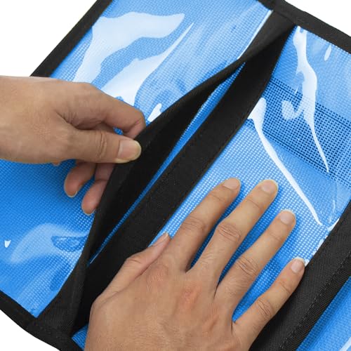 Lure Bag 6 Pocket PVC Protective Cover Durable Fishing Bag Trolling Lure Tackle Box - size: Small