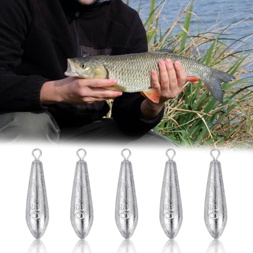 10 Pack Drop Shot Fishing Weights Kit, Drop Shot Weights, Fishing Bottom Sinkers Lead Weight for Bass Fishing Lures or Other Fish - style: 30 G / 1.06 Oz