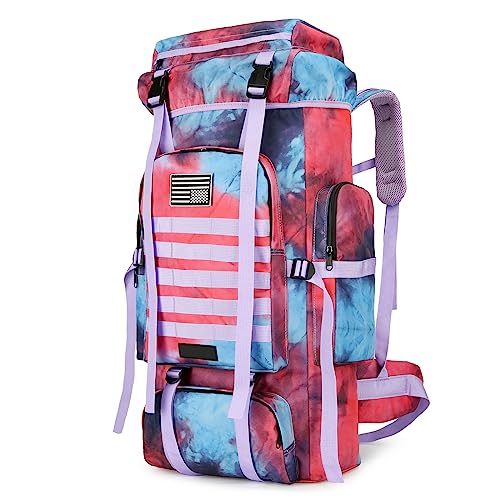 Hiking Backpack for Men 70L/100L Camping Backpack Military Rucksack Molle 3 Days Assault Pack for Climbing | Camping Backpack - color: 70l-nebula