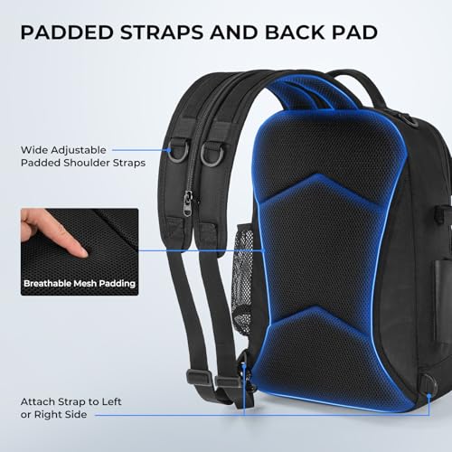 KastKing BaitSpace Fishing Sling Bag, Fishing Backpack with Rod & Beverage Holder, Tackle Bag for Fishing Gear - color: H: Black - with (2) 3600 tackle boxes, size: Large