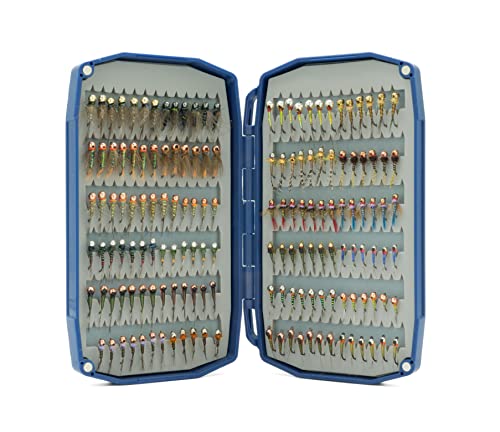 Umpqua UPG Sili Essential Fly Box Double Mini Blue - color: Blue, size: Mini - Blue