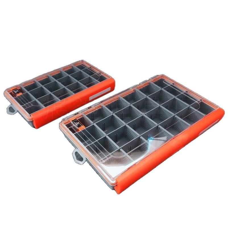 Waterproof Fishing Tackle Box,Lure Box and Terminal Tackle Storage,3600 and 3700 Tackle Trays, Tackle Organization with Removable Dividers (3600-Medium Size) - size: 3600-Medium Size