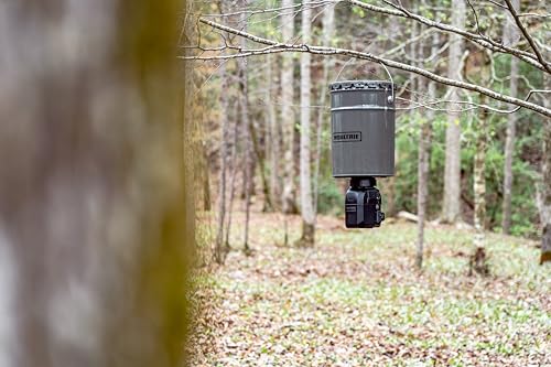 Moultrie 40 Lb All-in-One Directional Hanging Feeder - Deer & Fish Pond, Bluetooth App Control, Pairs with Edge 3, MFG-15102