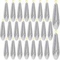 Landhoow Drop Shot Fishing Sinker Weights Kit Freshwater Catfishing Fishing Sinker Bass Casting Removable Line Saltwater Streamlined Snap Weight for Trolling Surf Tackle - size: 3/4 oz