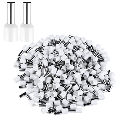 XHF 200 PCS AWG 6/16mm² Wire Ferrules Insulated Copper Crimp Connectors, Crimp Pin Cord End Terminals White - color: 200 PCS AWG 6/16.0mm²White