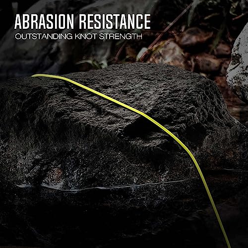 Piscifun Sword Fly Fishing Line with Welded Loop, Weight Forward Floating Fly Line, Available in WF1, WF2, WF3, WF4, WF5, WF6, WF7, WF8, WF9, and WF10 Weights, in Lengths of 90 and 100 Feet - color: Fluorescent Yellow, size: WF-3F 90FT