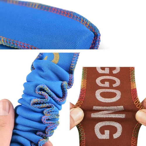 2 Pack Fishing Rod Sleeve Protective Cover Case Elastic 40'' - 50'' Fishing Pole Gloves Sock Holder Protector Thickened Scratch-Proof Rods Bag