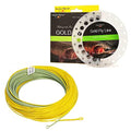 Gold Fly Line 90FT Weight Forward Floating 2 3 4 5 6 7 8 9WT Fly Fishing Line - color: MOSS GREEN + FLUO YELLOW, size: WF2F -90FT