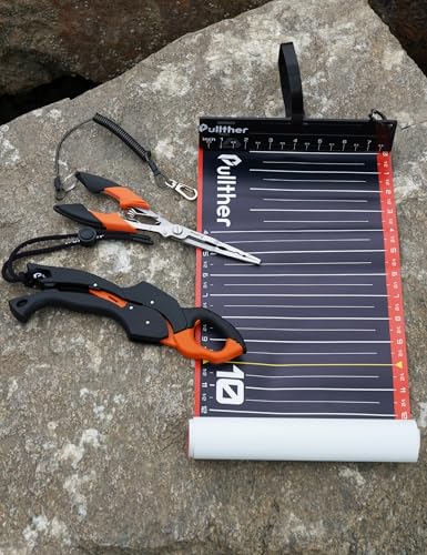 Fishing Tool Kit,53in Fish Ruler,Fishing Gear - color: orange