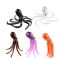 Artificial Octopus Swimbait, Skirt Tail Lure | 3.54/7.87/9.45in, jig head sinking trolling bait. Lingcod, bass, rockfish, saltwater. - color: 5 Colors-9.45inch/9.88oz-5pcs