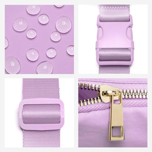 Gitus Initial Belt Bag Fanny Pack Crossbody Bag for Girls Birthday Gifts Age 8-10 Teen Girl Gifts Trend Stuff Personalized Letter Gifts for Daughter Sister (Lavender-R) - color: Lavender, style: R