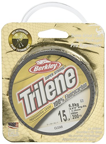 BerkleyTrilene 100% Fluorocarbon Ice Clear 0.010in | 0.25mm - size: 200-Yard/20-Pound
