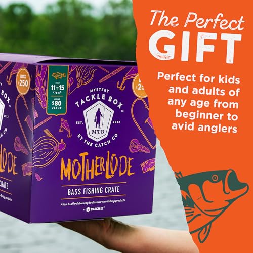 Catch Co Mystery Tackle Box Freshwater Largemouth and Smallmouth Bass Lures Fishing Kit - style: Motherlode
