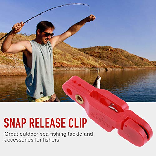 Heavy Tension Snap Release Clips for Weight Planer Board Kites Downrigger Trolling Fishing - size: 6Pcs