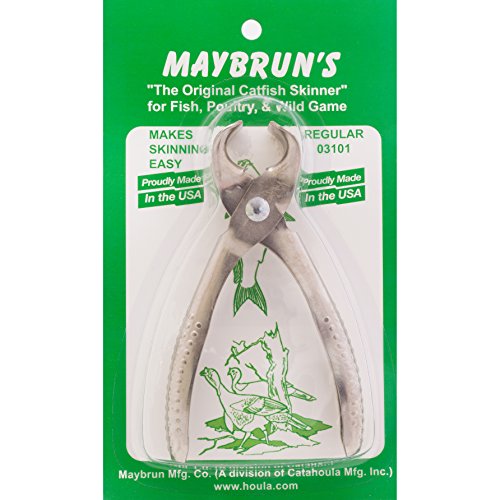 03101 Catfish Skinner, Nickel Finish,Silver