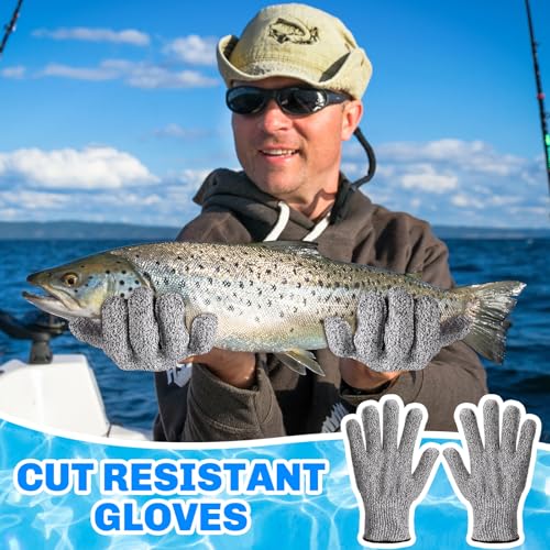 Lasnten 68 Pcs Fishing Tool Kit Fishing Backpack Pliers Kit Gear Equipment Tackle Include Hook Remover Backpack Gloves Towel Keychain Hook Lures Baits Accessories for Father Men Women Gifts