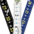 Fishing Ruler for Boat 51" Self-Adhesive Fish Measuring Decals (3 Pack) Waterproof Self Adhesive Measuring Ruler Tape (3 Mix Colors) - color: 3 Mix Colors