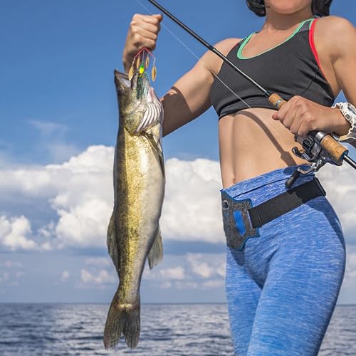 Multi-Blade Spinnerbait, Umbrella Rig Fishing Bass Kit，Snakehead Skirt Lure for Pike Bass Trout Salmon Freshwater（5pcs）