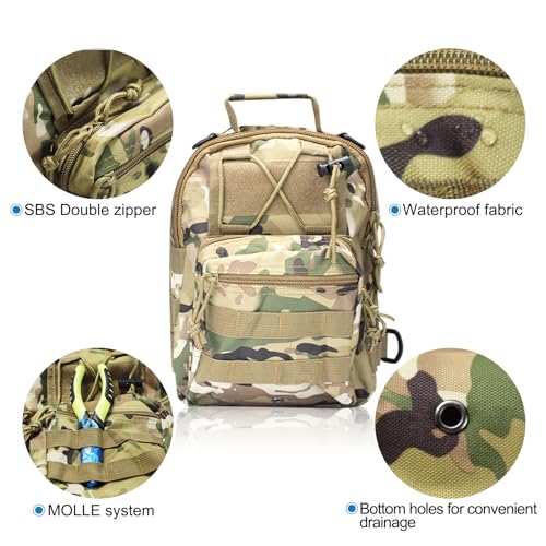 Waterproof Fishing Backpack with 2 Tackle Boxes, 2-Way Carry Design & Durable Material,Black, Khaki, Camo (Black with Two Tackle Boxes) - color: Black With Two Tackle Boxes