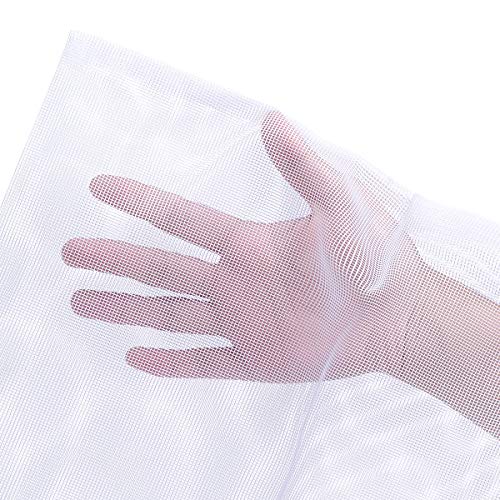 JIHAQUA Aquarium Filter Bags Large - Reusable Fish Tank Filter Media Mesh Bags with Plastic Zipper (11.5 x 15.5 inch (6 Pack)) - size: 11.5 x 15.5 inch (6 Pack)