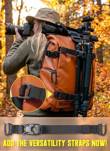 Molle Tactical Backpack Straps 24" Adjustable, Rush Tier System Molle Accessories for Military Assault Backpack Army Rucksack Attachment Nylon Compression Tie Down Strap for Tripod Gear, Sleeping Bag - color: Black 2Packs, style: Style B