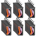 30 Pack 8.5“ Waterproof Cell Phone Pouch - Underwater Dry Bag Case Lanyard - Water Proof Clear Holder Protector for iPhone 17 16 15 Pro Max Plus Samsung Galaxy S25 S24 Ultra Note for Beach Swimming - color: 30 Pack Black