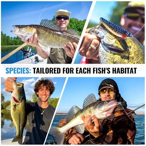 PLUSINNO Fishing Lures Spinner baits for Bass - 16/32 pcs Spinner Lures Kit with Portable Carry Bag, Hard Metal Spinner Baits for Trout - color: 32pcs spinner set with box