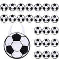 Shihanee 24 Pcs Soccer Party Favor Bags Ball Themed Party Goody Candy Bags Sport Game Treat Handbags Soccer Non Woven Gift Handbags for Sport Theme Supplies - style: Soccer