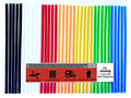 JounJip LDPE Plastic Welding Rods (7 Colors) - Low Density Polyethylene Flat Rods for Kayak Repair, Canoe, PE Water Tank, Auto RV PE Parts, and HDPE repair