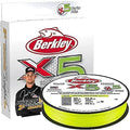 Berkley x5 Braid Fishing Line - color: Flame Green, size: 2188yd, style: 10lb