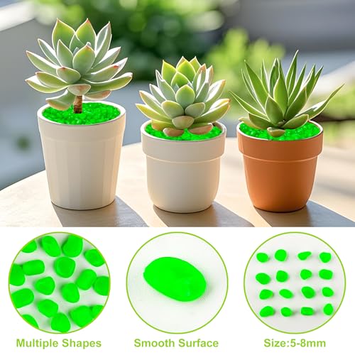 1000pc Glow in The Dark Aquarium Rocks Glow Rocks Outdoor Garden Glow in The Dark Stones Glowing Garden Pebbles Luminous Rocks Outdoor Decoration Stones for Lawn Patio Walkway,Green - size: 1000, style: Green