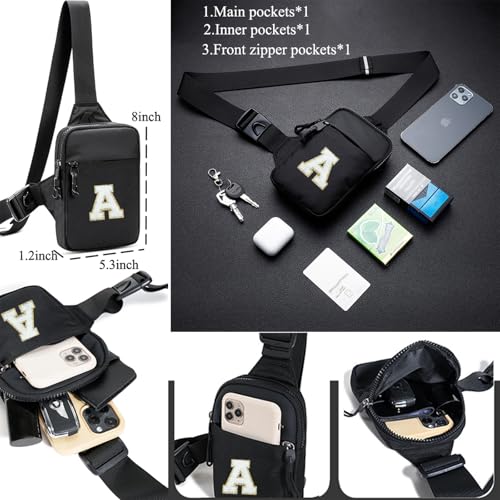 Mini Sling Bag for Men Crossbody,Small Chest Bag Casual Trendy Waterproof Lightweight Phone Crossover Daypack - color: Small Sling Bag-m