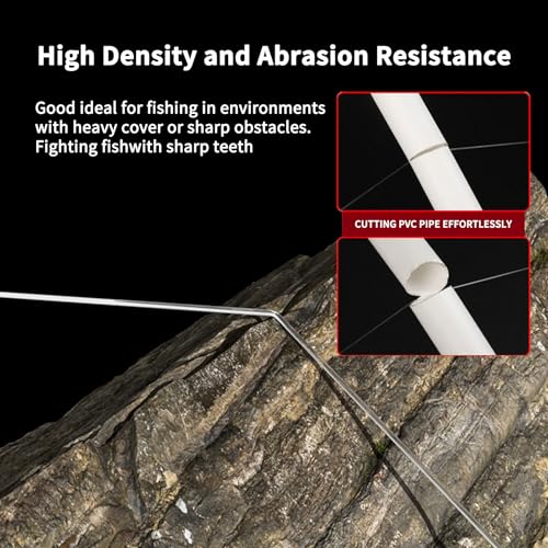 Eupheng Fluorocarbon Fishing Leader, 6/12PCS 20LB-80LB Invisible Fluorocarbon Leaders with Swivel and Snap,100% Fluorocarbon Leaders Line for Saltwater Freshwater - color: 6PCS, size: 9inch-30lb