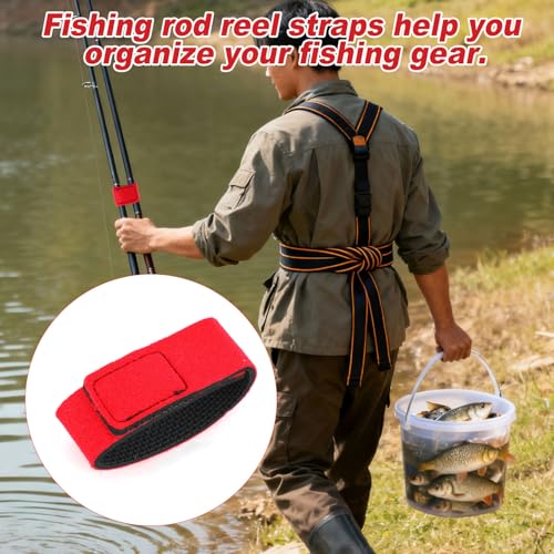 6pcs Fishing Lure Protective Covers with Rod Straps, 15cm/5.9in Bait Gloves Hook Storage Protectors for Safe Fishing Gear Organization
