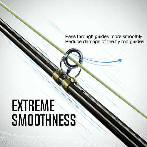 Piscifun Sword Fly Fishing Line with Welded Loop, Weight Forward Floating Fly Line, Available in WF1, WF2, WF3, WF4, WF5, WF6, WF7, WF8, WF9, and WF10 Weights, in Lengths of 90 and 100 Feet - color: Moss Green, size: WF-4F 90FT