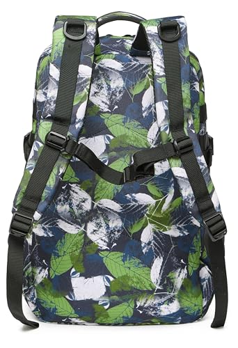 Wotony Tactical Backpack - Military waterproof backpack with multiple pockets and tactical gear for the outdoors (Green Leaf, 30L) - color: Green Leaf, size: 30L