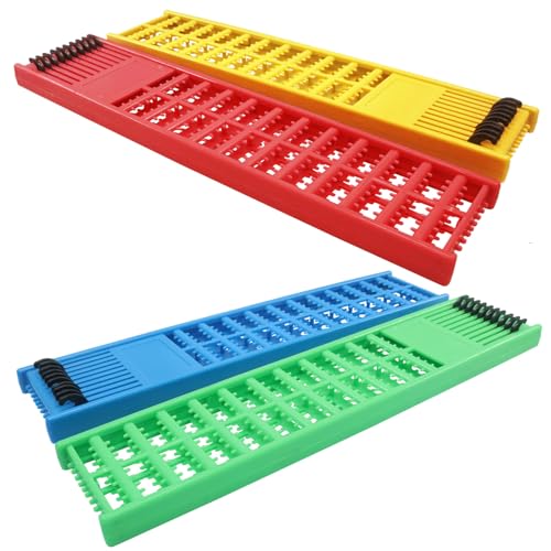 2pcs/4pcs Fishing Hook Holder, Plastic Double Side Storage Hooks Winding Board, Organize Snelled Rigs for Fishing Enthusiasts/Fishermen - color: 4colors(4pcs)