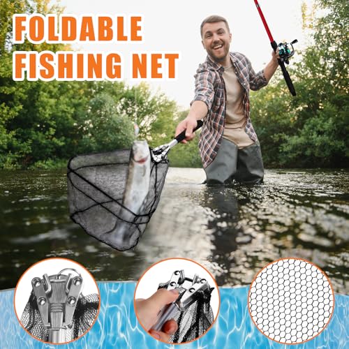 MiniInflat Telescopic Fishing Rod and Reel Combo, 6.89ft 2pcs Collapsible Rod with Plier Lip Gripper Lures Carrier Bag Pre-Loaded Spinning Reel Saltwater Freshwater Fishing Pole Kit - color: Red
