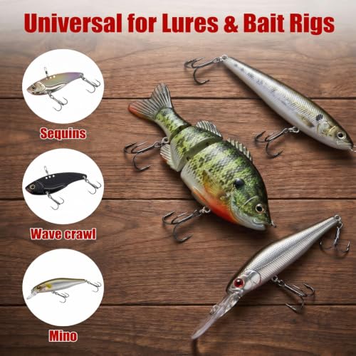 100pcs Fishing Hook Treble Hooks High Carbon Treble Hooks Super Sharp Solid Size 2 4 6 8 10 12 Triple Barbed Steel Fish Hook - color: Black, size: 10#-100pcs