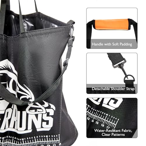 Riverruns Detachable Mesh Inner Liner for Fish Weigh-In Bag Non-Slip Flexible Mesh Insert for Lifting Weighing Transferring Easy Cleaning Tournament Replacement Inner Bag - style: Weigh in Bag With Mesh Bag