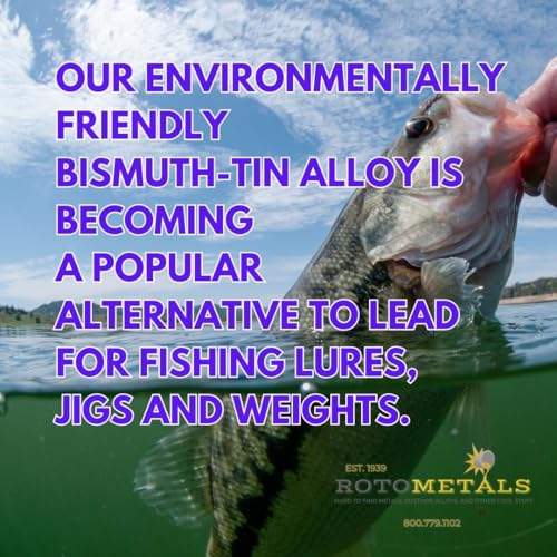 Lead-Free Fishing Tackle Weight Bismuth-Tin Alloy