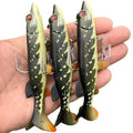 Soft Fishing Lures Shad Minnow Swimbaits, Pre-Rigged Jig Heads Paddle Tail Swim Baits for Bass, Trout, Walleye, Crappie, Sinking Jigs Bait for Saltwater Freshwater, Fishing Gifts for Men - color: B