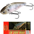 LUCKY CRAFT LV 500 MAX Freshwater Fishing Lures, Sinking Lipless and Long-Casting Crankbait, 3 Inch Vibration Rattle Bait, Perfect Fishing Gear for Tackle Box and Accessories - color: 238 Ghost Minnow